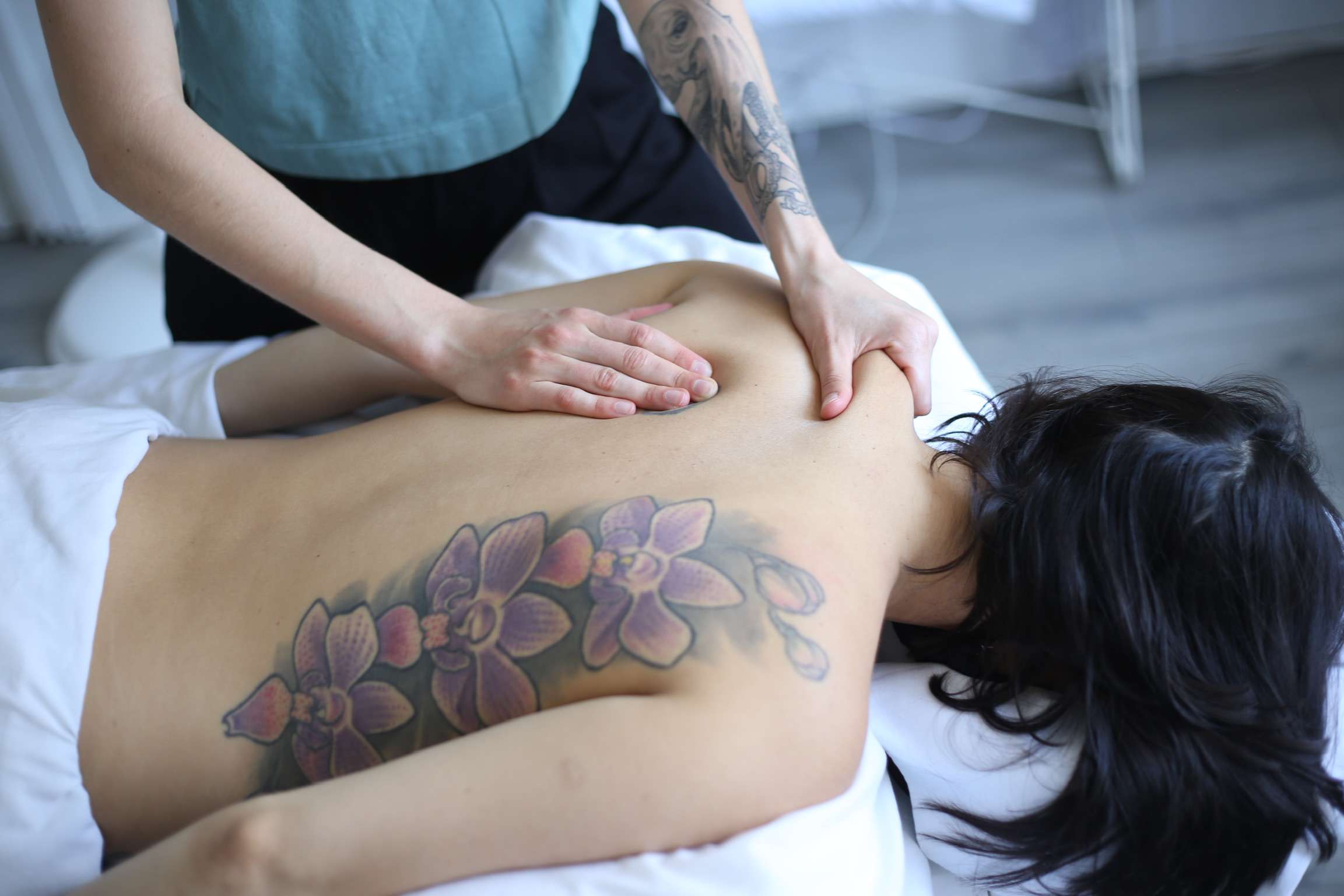 A photo of a process of massage in an article about Myofascial Release